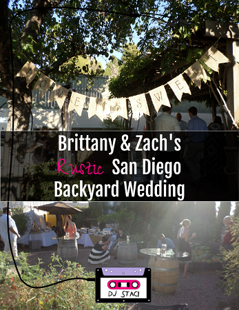 Brittany & Zach’s Rustic San Diego Backyard Wedding Rustic San Diego Backyard Wedding 2
