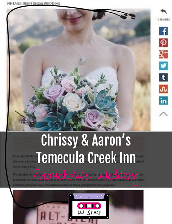 Chrissy & Aaron’s Temecula Creek Inn Stonehouse Wedding Temecula Creek Inn Stonehouse Wedding 1