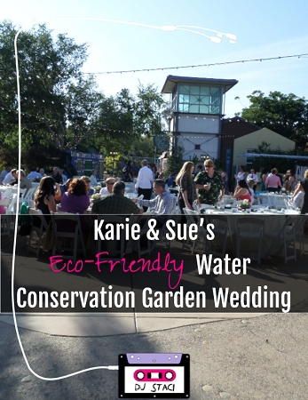 Karie & Sue’s Eco-Friendly Water Conservation Garden Wedding eco friendly water conservation garden wedding