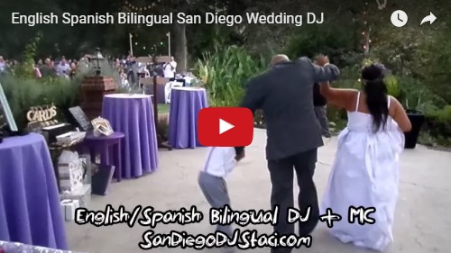 English Spanish Bilingual San Diego Wedding DJ