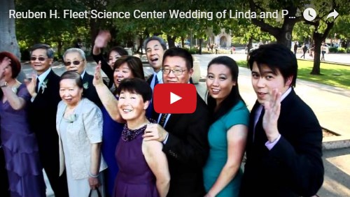Reuben H Fleet Science Center Wedding
