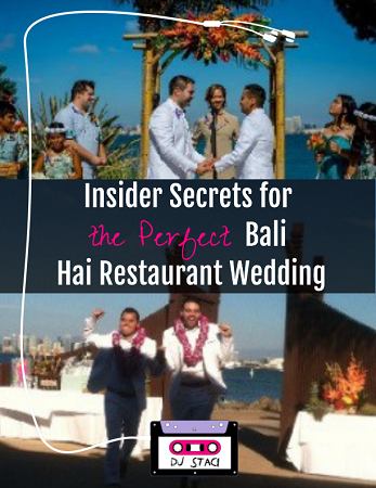 Secrets for Fabulous Bali Hai Restaurant Wedding 1