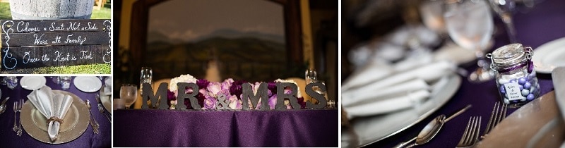 Gershon Bachus Vintners Wedding Tablescape