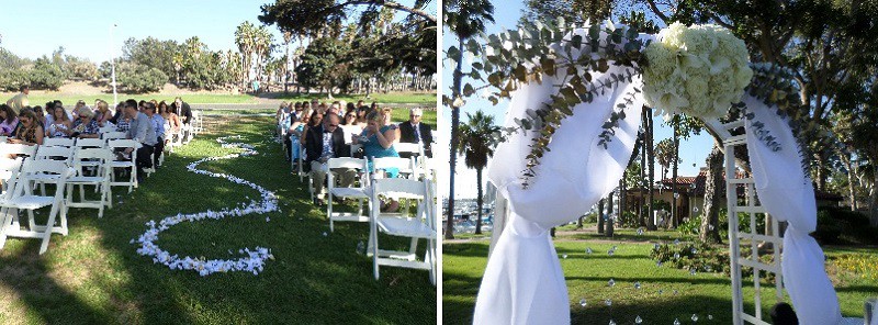 Same-Sex Marina Village Bay View Room Wedding 4