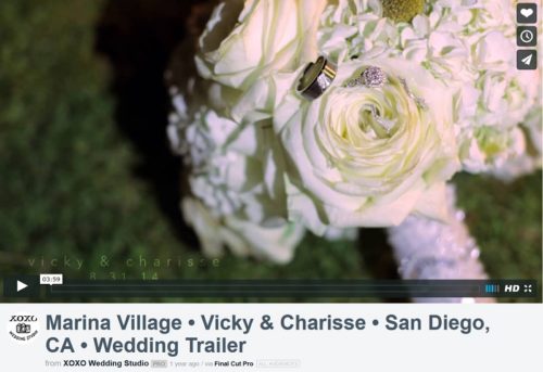 Marina village bay view room wedding video