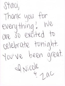 Nicole Zac Thank U