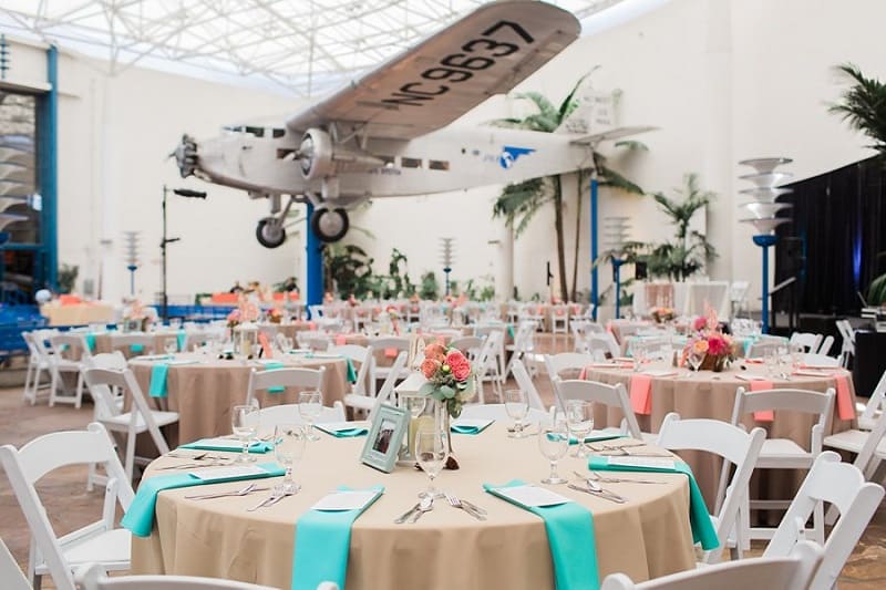 San Diego Air and Space Museum wedding Balboa Park