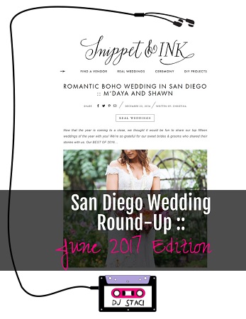 San Diego Wedding Round-Up June 4