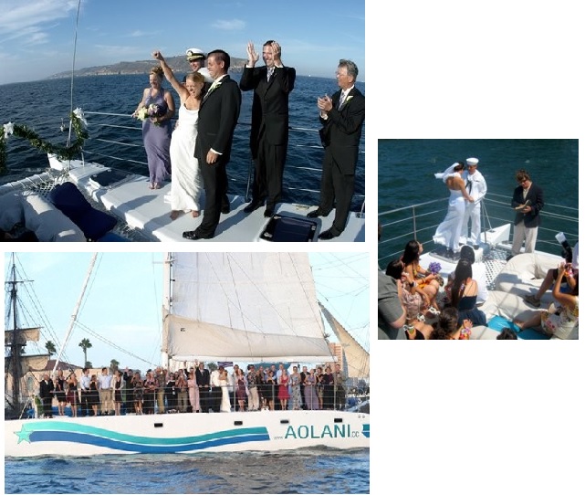Affordable San Diego Wedding Venue - Aolani Catamaran Sailing