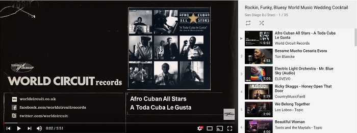 Rockin, Funky, Bluesy World Music Wedding Cocktail Hour Playlist video