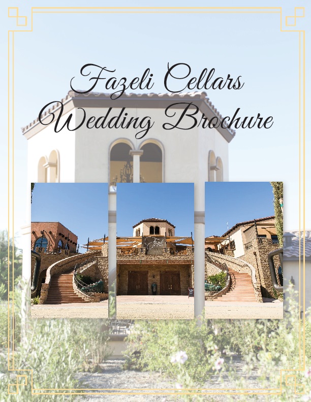 San Diego Venue Price List -Fazeli Cellars