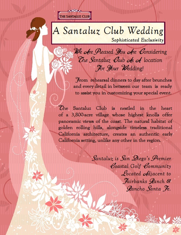 San Diego Venue Price List -Santaluz Club