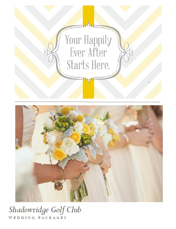 San Diego Venue Price List -Shadowridge Golf Club