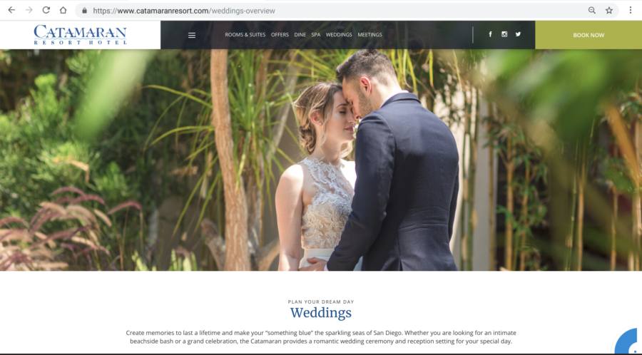 Catamaran Resort San Diego Museum Wedding Venue – San Diego DJ Staci)