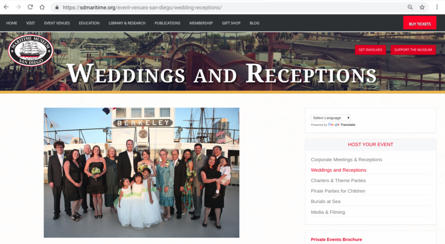 MARITIME MUSEUM OF SAN DIEGO San Diego Museum Wedding Venue – San Diego DJ Staci