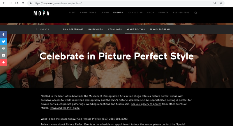 museum_of_photographic_arts San Diego Museum Wedding Venue – San Diego DJ Staci