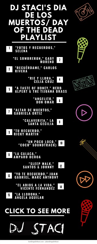 Dia De Los Muertos Playlist - San Diego DJ Staci, the Track Star