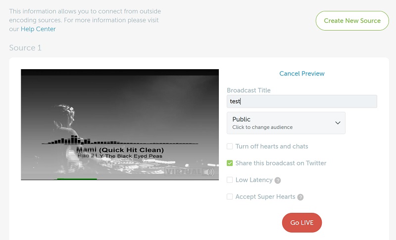 Periscope Live Broadcast