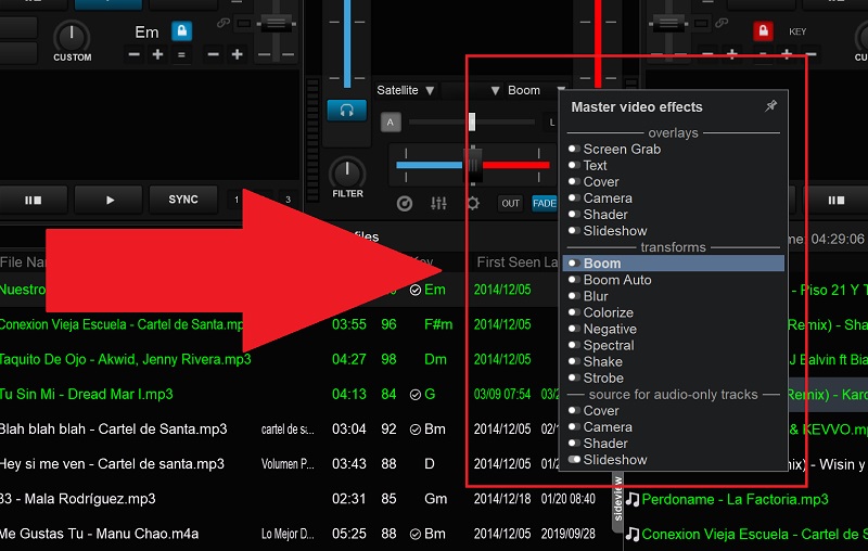 Virtual DJ Master Video Effects