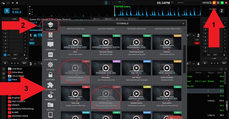 Virtual DJ Tutorial Videos